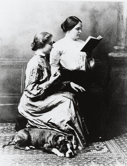 Helen Keller and Anne Sullivan