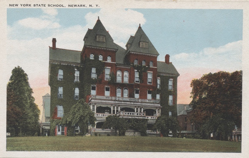 Administration building of the New York State Custodial Asylum for Feeble-Minded Women.