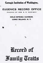 The Eugenics Record Office was opened in Cold Spring Harbor, New York