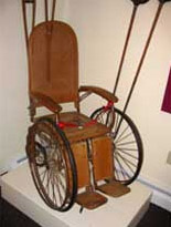 The first wheelchair patent was registered with the United States patent office